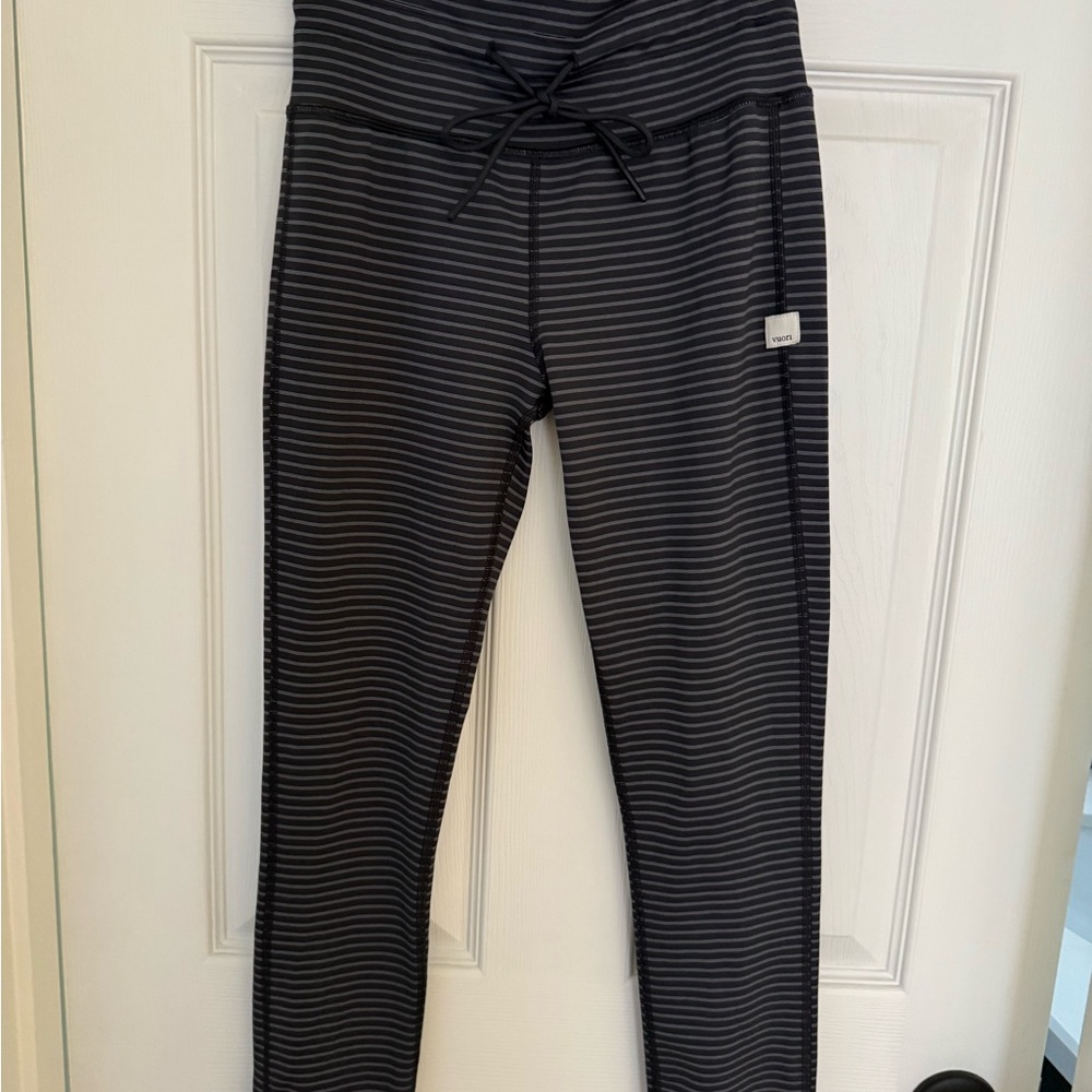 Vuori  Black Striped Daily Leggings